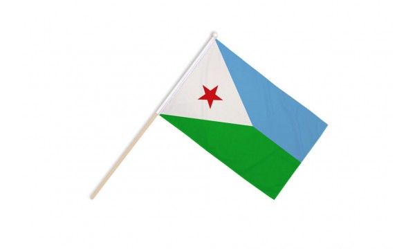 Djibouti Hand Flags